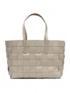 Dragon Diffusion Box Weave Shoulder Bags Grey