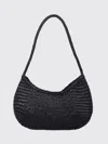 Dragon Diffusion Braided Leather Nova Luna Bag In Black