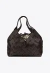Dragon Diffusion Braided Tote Bag In Brown