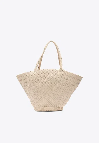 Dragon Diffusion Braided Tote Bag In Sand