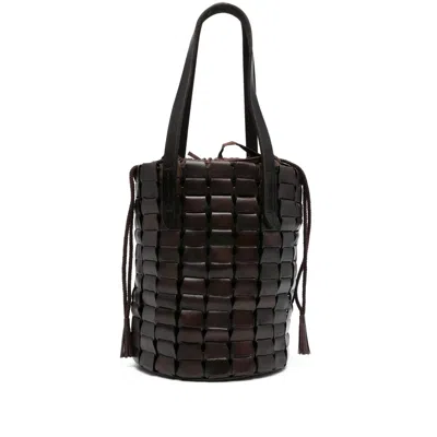 DRAGON DIFFUSION DRAGON DIFFUSION BROWN BUCKET BAGS WOMEN