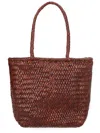 Dragon Diffusion Brown Grace Small Tote In Brown