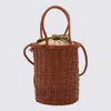 Dragon Diffusion Brown Leather Satchel In Brown