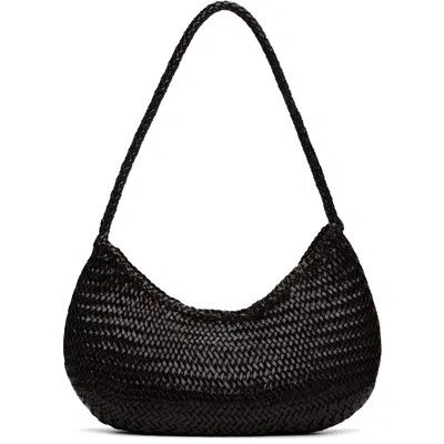 Dragon Diffusion Brown Nova Luna Shoulder Bag In Dark Brown
