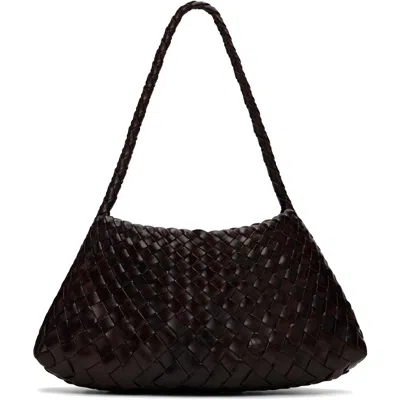 Dragon Diffusion Brown Rosanna Shoulder Bag In Dark Brown