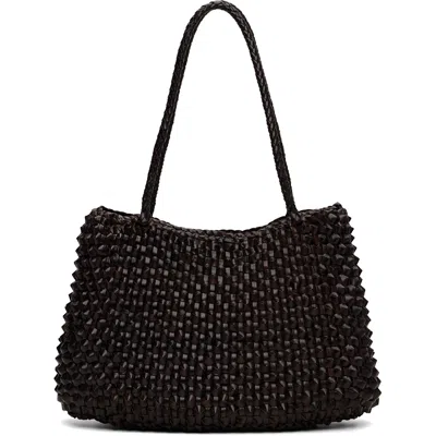 Dragon Diffusion Brown Santa Croce Bag In Dark Brown