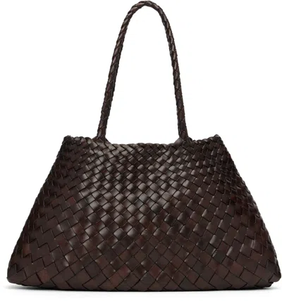 Dragon Diffusion Brown Santa Croce Big Tote