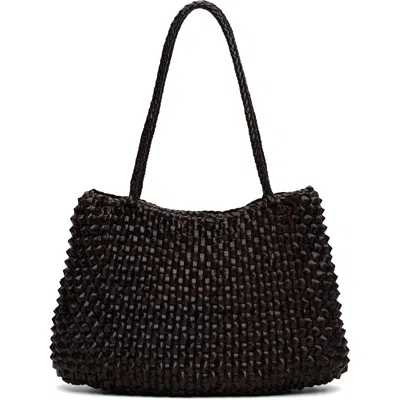 Dragon Diffusion Brown Santa Croce Shoulder Bag