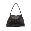 Dragon Diffusion Santa Maria Mini Hand Bag In Brown Leather In Black