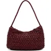 Dragon Diffusion Burgundy Basil Cactus Shoulder Bag In Burgundy