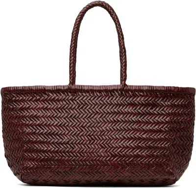 Dragon Diffusion Burgundy Triple Jump Big Tote In Bordo