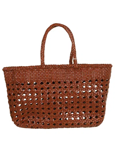 Dragon Diffusion Cannage Kanpur Tote Bag In Brown