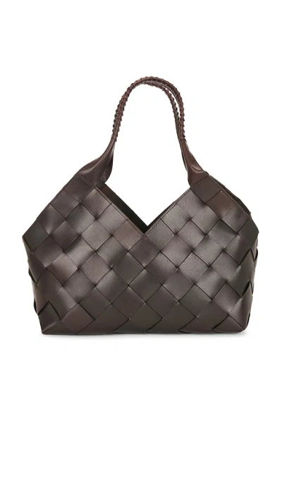 Dragon Diffusion Castello Shoulder Tote Bag In Dark Brown