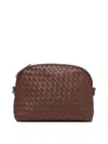 Dragon Diffusion Chunky Fellini Leather Shoulder Bag In Dark Brown