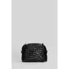 Dragon Diffusion Chunky Fellini Shoulder Bag In Black Leather In Black