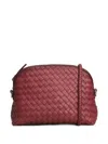 Dragon Diffusion Chunky Fellini Woven Cross Body Bag In Red