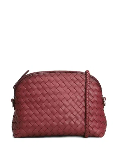 Dragon Diffusion Chunky Fellini Woven Cross Body Bag In Red