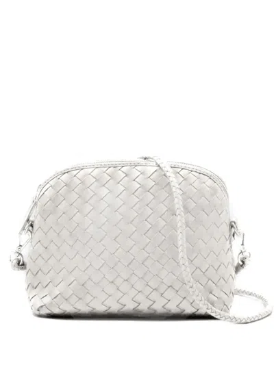 Dragon Diffusion Chunky Fellini Woven Shoulder Bag In White