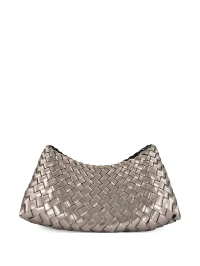 Dragon Diffusion Comporta Leather Clutch Bag In Purple
