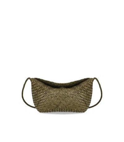 Dragon Diffusion Corsina Kaki Crossbody Bag In Green