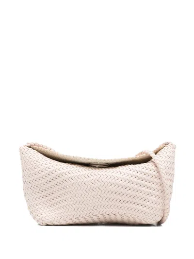 Dragon Diffusion Corsina Woven Cross Body Bag In Neutral