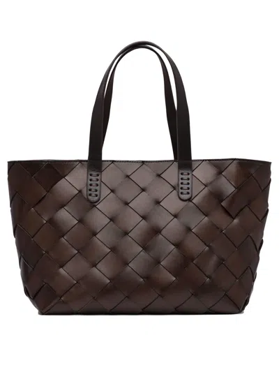 Dragon Diffusion Crossover 4cm Diagonal Straps Basket Tote 40x23x17 Cm Shoulder Bags Brown