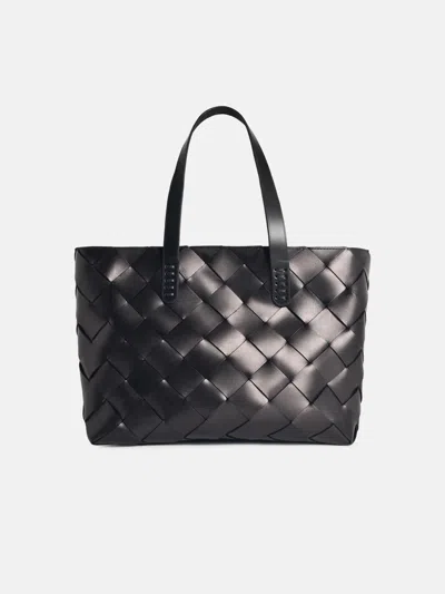 Dragon Diffusion 'crossover' Black Leather Bag