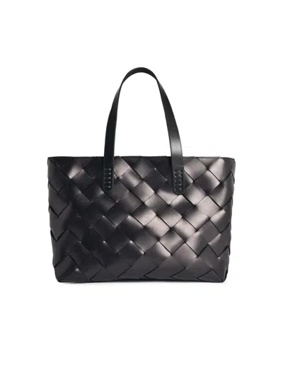 DRAGON DIFFUSION DRAGON DIFFUSION 'CROSSOVER' BLACK LEATHER BAG