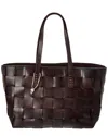 Dragon Diffusion Japan Leather Tote Bag In Dark Brown