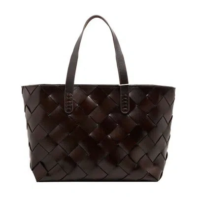 Dragon Diffusion Crossover Tote Bag In Brown