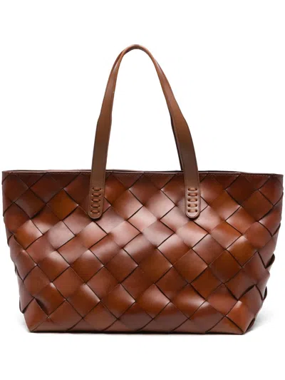 Dragon Diffusion Crossover Tote Bag In Brown