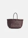 Dragon Diffusion Dark Brown 'bamboo Triple Jump' Small Bag In Brown