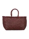 Dragon Diffusion Dark Brown Triple Jump Small Tote