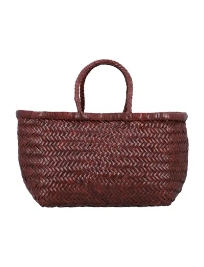 Dragon Diffusion Dark Brown Triple Jump Small Tote