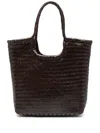 Dragon Diffusion Diagonal Triple Jump Tote Bag In Brown