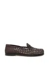 Dragon Diffusion Dolly Loafers In Brown