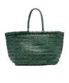 Dragon Diffusion Double-handle Handbag In Green