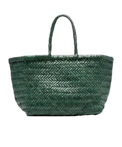 Dragon Diffusion Double-handle Handbag In Green