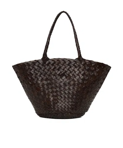 Dragon Diffusion Egola Handbag In Brown