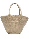 Dragon Diffusion Egola Interwoven Tote Bag In Nude
