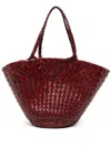 Dragon Diffusion Egola Woven Tote Bag In Rot