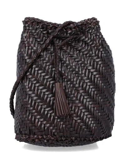 Dragon Diffusion Elegant Leather Bag In Brown