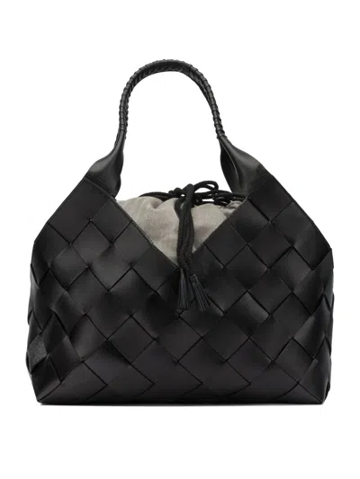 Dragon Diffusion Elegant Shoulder Handbag In Black