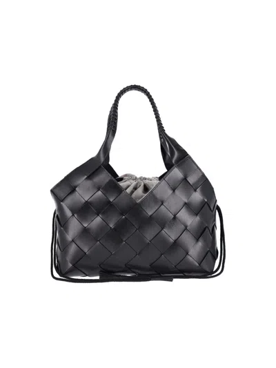 Dragon Diffusion Elegant Shoulder Handbag In Black