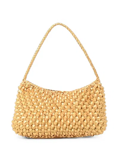 DRAGON DIFFUSION EMBOSSED CACTUS-PATTERN SHOULDER BAG