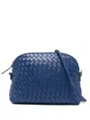 Dragon Diffusion Fellini Woven Clutch Bag In Blue