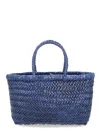 Dragon Diffusion Woven Tote Bag Top Handles In Blue