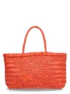 Dragon Diffusion Flat Gora Mini Bag In Orange