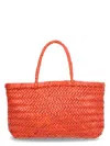 Dragon Diffusion Flat Gora Mini Bag In Orange
