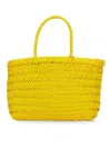 Dragon Diffusion Flat Gora Mini Bag In Yellow